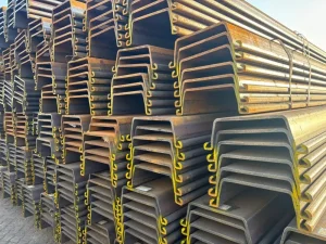 China U Type Steel Sheet Pile for Construction Flood Protection ASTM A36 Q345 Manufacturers, Service