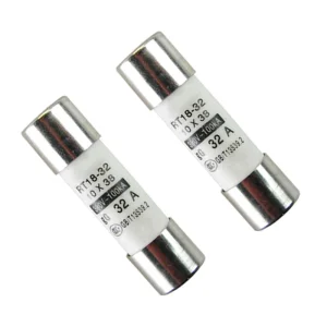 10X38mm Rt18-32 16A 32A Solar Photovoltaic Cylindrical Ceramic Fuse 1000V DC for Power System