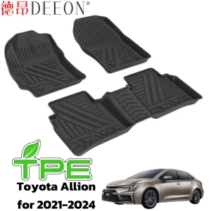 Alfombrilla de coche TPE ecológica, accesorio para automóvil, alfombrilla para pies, alfombrilla de maletero para Toyota Allion