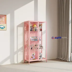 High Transparency Glass Curio Cabinet