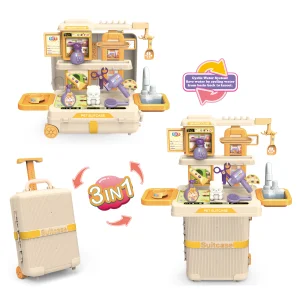 Multifunctional 3-in-1 Pet Suitcase Toy