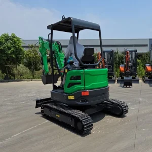 Free Shipping Crawler Compact 2.5 Ton Small Digger Garden Compact Hydraulic Excavator Farm Rubber Track Diesel Mini Excavator