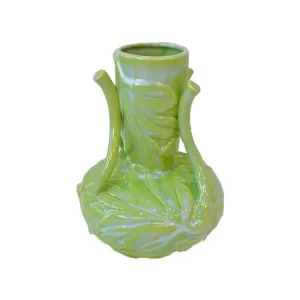 OEM Dual - Handled Leaf - Embossed Light Green Ceramic Vase | Artistic Home Decor Accent Product, Products