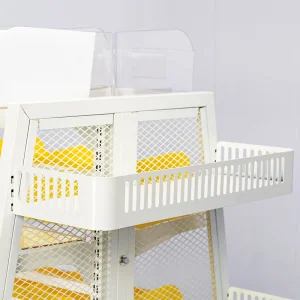 "Reinforced Corner Display Unit for Pharmacy Storage with Adjustable Shelves &amp; CE Certification"