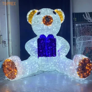 Urso de Pelúcia LED