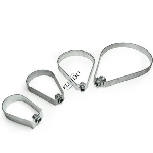 High Quality 3/8-16 Unc Swivel Steel Sprinkler Loop Pipe Hangers Clevis Clamp Hanger