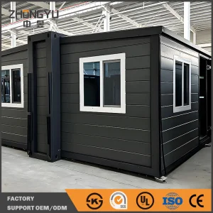 Casa moderna prefabricada de lujo con contenedor turnkey