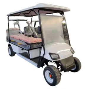 Cheap Chinese 4 Wheel White Light Weight Aluminum 2 Seater Electric Golf Carts Rescue Ambulance