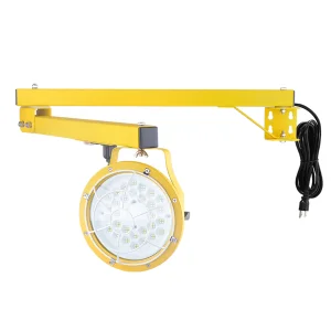 ETL Approved 60W IP65 Swing Arm LED Work Light for Workshop Warehouse Dock Loading Equipment