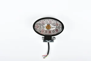 Cross-Border Engineering Maintenance Mechanical Vehicle Front Headlights Color Modification LED Electronic Elliptical Motorcycle Lights