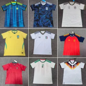 Uniforme de Futebol Atacado do Brasil Camisas Réplicas