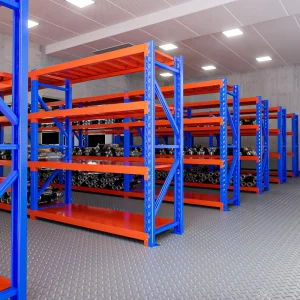 CE ISO Certification 500kg Loading Per Lever Heavy Duty Long Spane Rack Q235B Steel Storage Shelf for Garage
