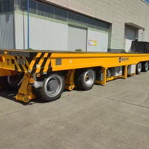 6 Axle Lowbed Traile Hydraulic 200t Heavy-Duty Flat Transporter Modular Trailer for Machinery and Equipment Transportation Goethe Walked on His Own Semi Trailer