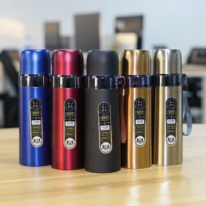 Whosale 304 Stainless Steel Vacuum Cup Outdoor Sports Water Bottle Vacuum Flask Printed Logo