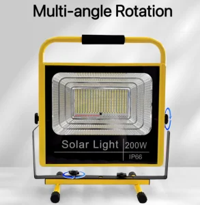 50W New Rechargeable Solar Flood Light Outdoor Portable LED Reflector Emergency Light Rechargeable Floodlight Construction Lamp