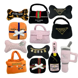 Customized Low MOQ Dog Plush Toys Bite Chewing Luxury Designer Pet Squeaky Toys Fleece Safety Puppy Toy