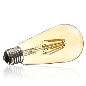 St64 LED Filament Bulb 12W Vintage LED Light Bulb Clear Glass LED Edison Bulb