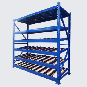 Full Width Roller Gravity Flow Rack