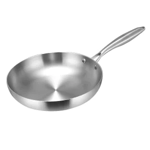 5-ply Stainless Steel 304 Pot Set Soup &amp; Stock Pots On-Flaring Bottom Gas &amp; Induction Ready Sustainable Frying Pan