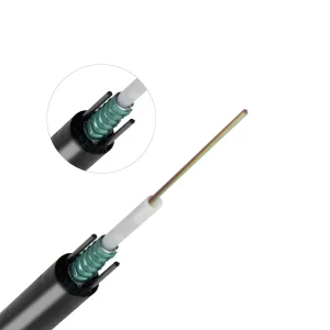 GYXTW Armoured Corning Fiber Optic Cable Price Per Meter 12 Core Multi Mode Fiber Optic Cable