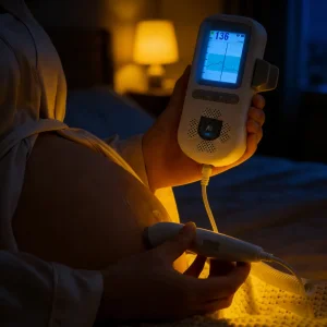 Monitor de Batimentos Cardíacos Fetal por Ultrassom Doppler Portátil para Monitoramento da Saúde Fetal e Materna