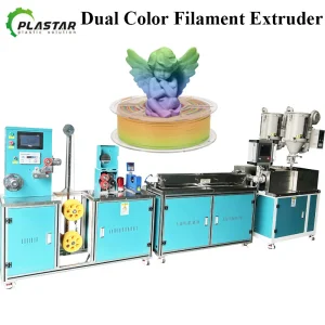 1.75mm/3.00mm Plástico 3D Filamento de Impressora Extrusora de Coextrusão de Parafuso Único