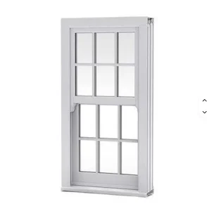 Supplier New Product Commercial Vertical Air-proof Rainproof UPVC Sliding Windows Soundproof Energy Star Qualified High Exterior