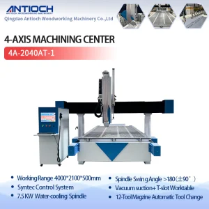 Intelligent CNC 4-Axis Machining Center