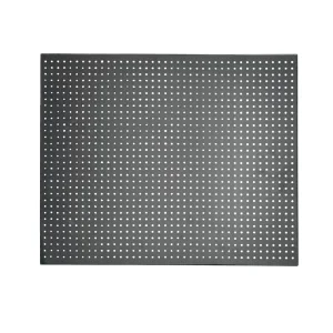 400*400mm Garage Tool Storage Organize Panel Wall Mount Carbon Steel Square Peg Board Black Powder Coated 10kg Load Capacity
