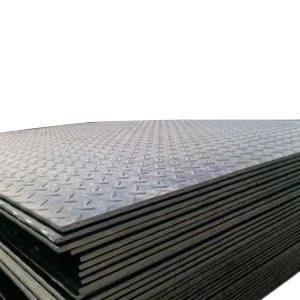 Black Mild Steel Checkered Plate 14 Gauge Carbon Metal Sheets 4x8 ASTM A36 A283 GR.C A572 Ss400 Iron Plate Diamond Sheet