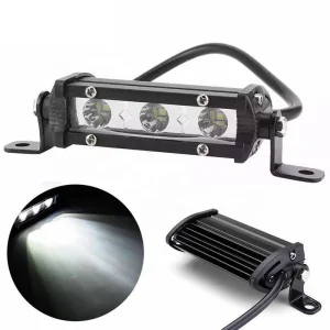 Mini Slim Car Led Work Lighting Bar DRL LED Driving Fog Lamp for Off Road SUV ATV Truck Vehicles Car External Accessories Lights