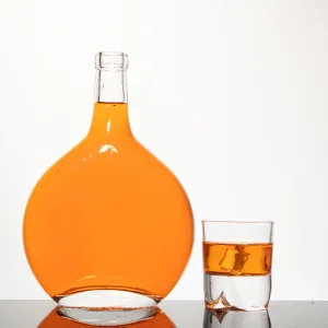 High Flint Color 750 Glass Bottle with Cork Finish