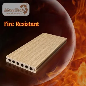 High Quality Fire Resistant Wood Plastic Composite WPC Decking Flooring