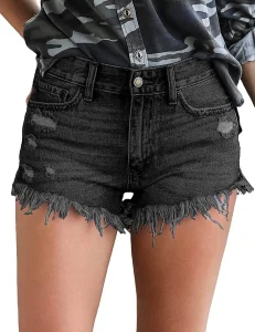 Calças de Jeans Brancas com Franjas