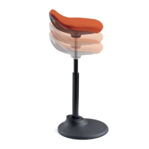 Office Adjustable Ergonomic Balance Stool Seating Sit Stand Stool Active Chair Wobble Stool