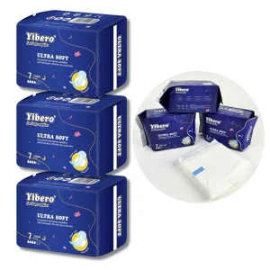 Compresas desechables ultra delgadas y transpirables para mujer, almohadillas nocturnas a precio de fábrica