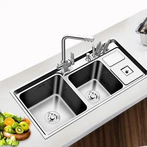 304 Stainless Steel Light Luxury Kitchen Sink Faucet