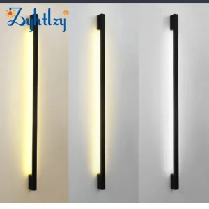 Modern Minimalist LED Linear Wall Lamp for Corridor Bedroom Bedside Living Room Iron Wall Light Lighting (ZY-XT041)