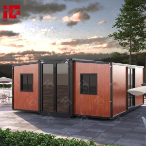 40FT 30FT 20FT Prefab Expandable Container House Folding Prefabricated Tiny Home Villa Foldable Modular House