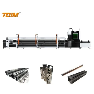 Cnc Laser Cutting Machine Steel Pipe Tube Laser Beam Cutting with Fully Automatic Loading and Unloading