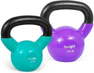 Adjustable Endurable Fitness Gym PVC Handle Kettle Bell