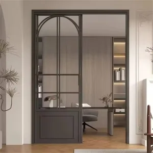 Double Glass Folding Door