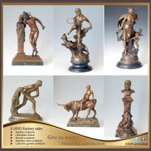 Hot Sale European Bronze Sculpture of Secret for Indoor Home Decoration