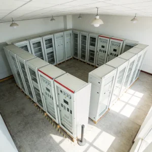 Painel de Banco de Capacitores de Alto Desempenho Controlado por PLC para Regulagem Automática do Fator de Potência