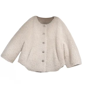 Casual Jacket White Fleece Outerwear Women's Coats Lightweight Jacket for Women Indoor Christmas Fleece Jacket