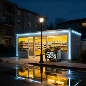 Compact Mobile Shop Prefab Structure for Small Business Owners