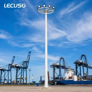 High Mast Flood Light Pole