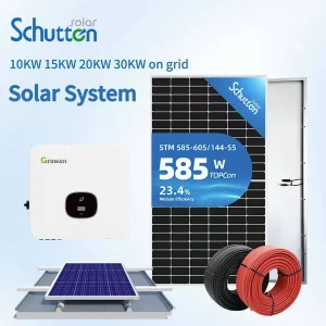 Soluções de Energia Solar Conectadas à Rede Inteligente para 10-30kw Sistemas