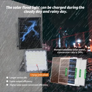 Billboard High Powered Explossion Proof Aluminum 200W Green Cheapest Solar Floodlight Outdoor