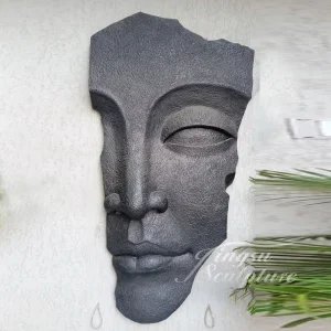 Fiberglass Face Statue